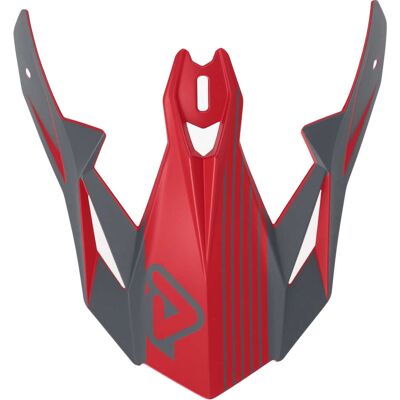 Tesina Acerbis per Casco X-TRACK Grigio Rosso taglia unica Tesina Acerbis per Casco X-TRACK Grigio Rosso taglia unica