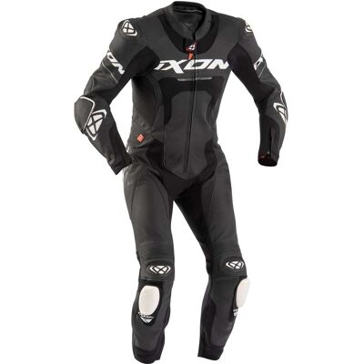 Tuta Moto Intera In pelle Ixon JACKAL Nero taglia 3XL Tuta Moto Intera In pelle Ixon JACKAL Nero taglia 3XL