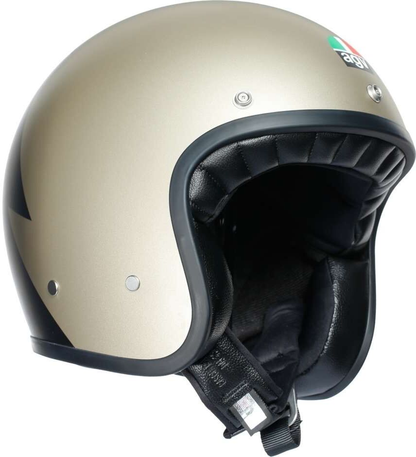 Agv Casco jet vintage moto agv legend x70 multi volt champagne nero