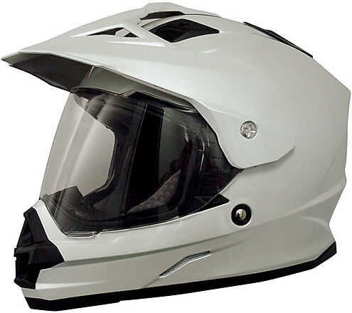 Afx Casco Moto Integrale Dual Sport Afx FX-39DS Mono Bianco Perl taglia XL