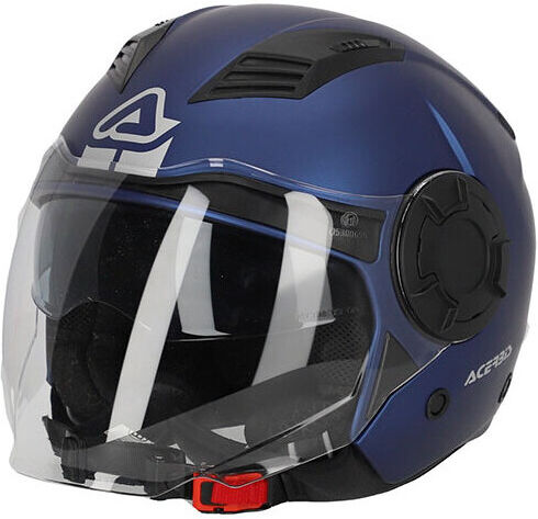 Casco Moto Jet Acerbis Vento 2206 Doppia Visiera Blu taglia XL