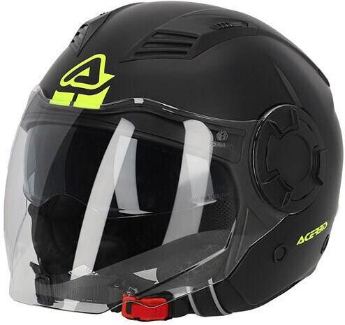 Casco Moto Jet Acerbis Vento 2206 Doppia Visiera Nero taglia XL