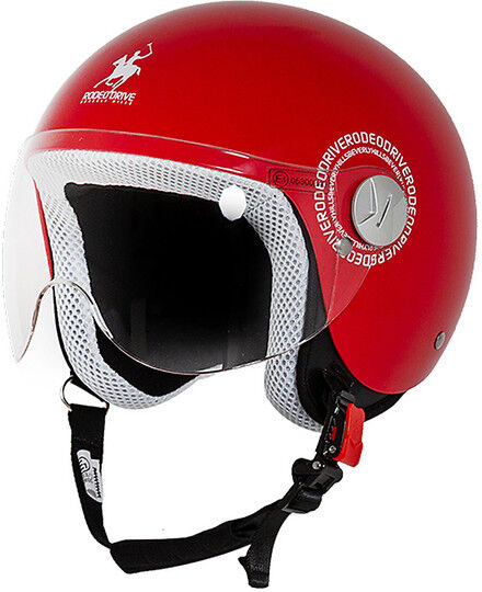 Rodeo Drive Casco moto jet bambino rodeo drive rd109 kids mono rosso