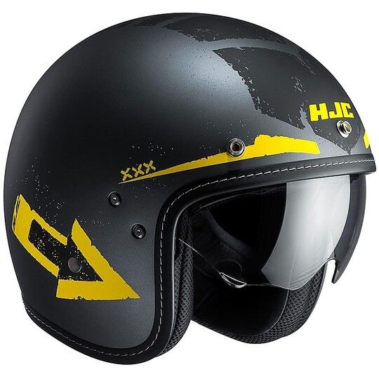 Hjc Casco moto jet hjc fg-70s in fibra tales mc-3f nero giallo