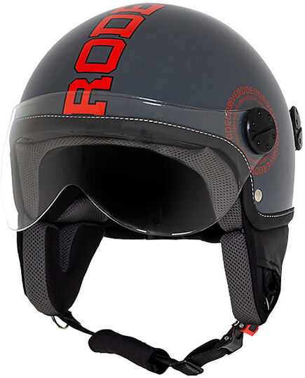 Rodeo Drive Casco moto jet rodeo drive rd112 grey arancio fluo