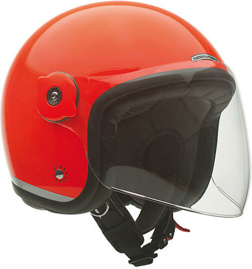 Tucano urbano Casco moto jet tucano urbano el'met in fibra arancio fluo