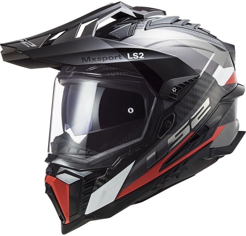 Ls2 Casco moto turismo off road in carbonio ls2 mx701 explorer c frontier titanio ro