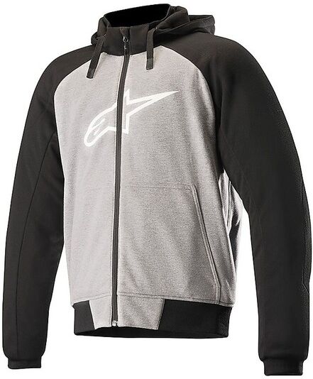 Alpinestars Felpa moto in tessuto urbano alpinestars chrome sport hoodie melange grey