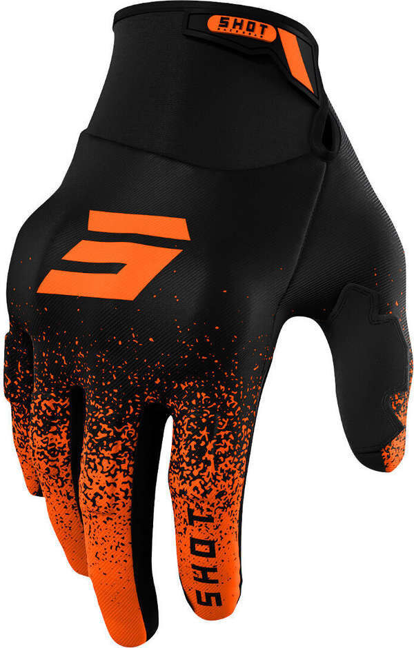 Shot Guanti moto cross enduro shot drift edge arancio