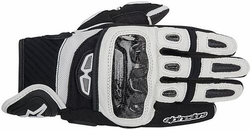 Alpinestars Guanti moto estivi alpinestars gp air gloves nero bianco