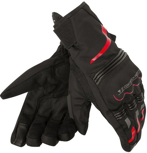 Dainese Guanti moto invernali dainese tempest d-dry short nero rosso