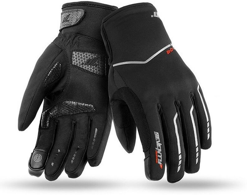 Guanti Moto Invernali Seventy C49 CE Nero Grigio taglia 2XL