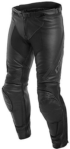 Dainese Pantaloni moto in pelle dainese assen nero antracite