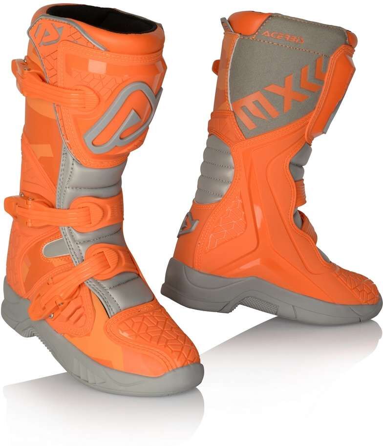 Acerbis Stivale bambino moto cross enduro acerbis x-team kid arancio