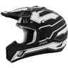 Casco Moto Cross Enduro Afx FX-17 Works Bianco Nero Opaco taglia 2XL