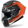 Casco Moto Integrale in Fibra Airoh GP550 S Rush Arancio Flu taglia S