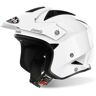 Casco moto Trial off road Airoh TRR S Color Bianco Lucido taglia 2XL