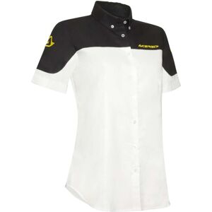 Camicia Casual Donna Acerbis TEAM LADY Bianco Nero taglia XL