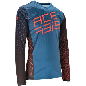 Maglia Moto Mtb Acerbis Modello WINTERFELL Blu Nero taglia L