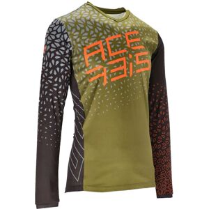 Maglia Moto Mtb Acerbis Modello WINTERFELL Nero Verde taglia L