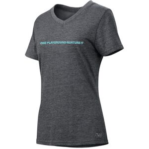 T-Shirt Donna iXS PLAYGROUND Antracite Azzurro taglia 44
