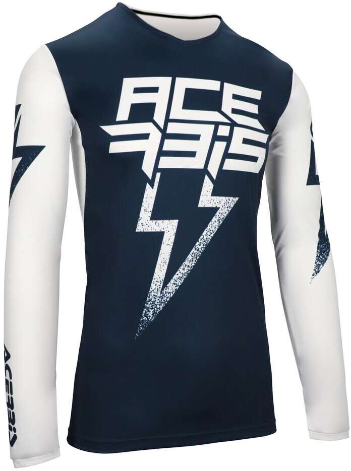 Maglia da Motocross Enduro ACERBIS X-FLEX BLIZZARD Blu Bianc taglia 3X