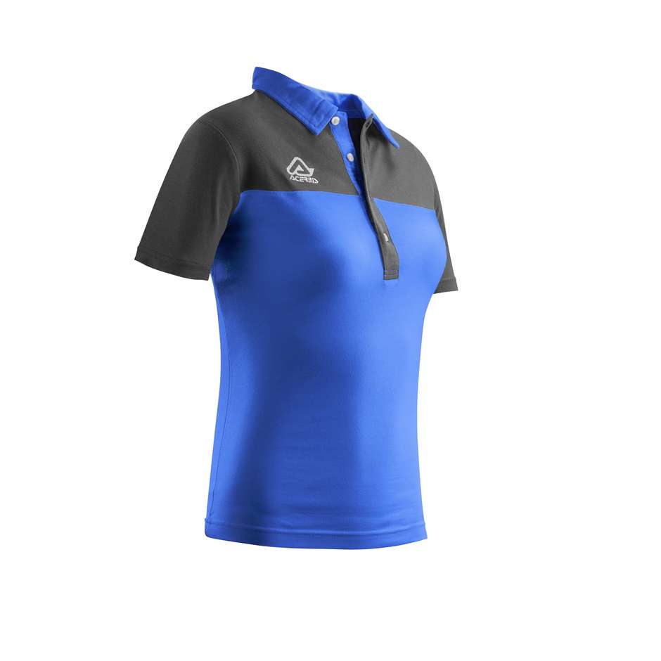 Polo Donna Casual Acerbis BELATRIX Royal Blu taglia L