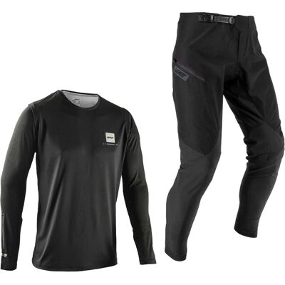 Completo Leatt Maglia e Pantaloni Mtb Gravity 1.0 Leatt Nero taglia XL Completo Leatt Maglia e Pantaloni Mtb Gravity 1.0 Leatt Nero taglia XL
