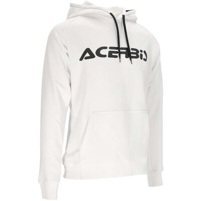 Felpa Casual Acerbis S-LOGO Bianco taglia 2XL Felpa Casual Acerbis S-LOGO Bianco taglia 2XL