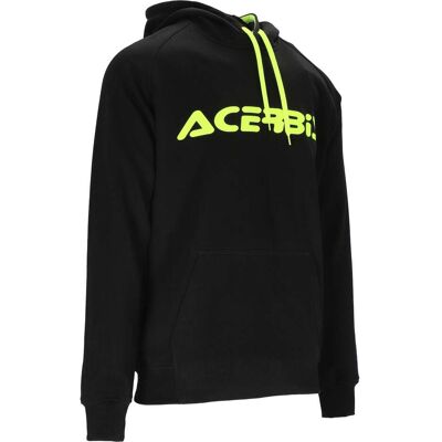 Felpa Casual Acerbis S-LOGO Nero taglia 2XL Felpa Casual Acerbis S-LOGO Nero taglia 2XL