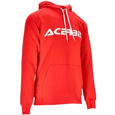 Felpa Casual Acerbis S-LOGO Rosso taglia 3XL Felpa Casual Acerbis S-LOGO Rosso taglia 3XL