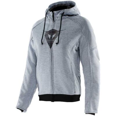 Felpa Moto Donna Dainese DAEMON-X SAFETY FULL ZIP WMN Grigio taglia 46 Felpa Moto Donna Dainese DAEMON-X SAFETY FULL ZIP WMN Grigio taglia 46