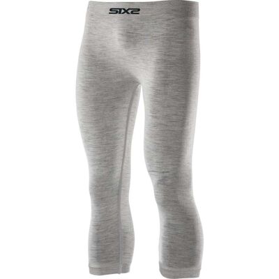 Leggings 3/4 Merinos Sixs PNX 3/4 MERINOS Wool Grey taglia S/M Leggings 3/4 Merinos Sixs PNX 3/4 MERINOS Wool Grey taglia S/M