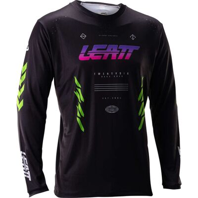 Maglia Leatt Tecnica Mtb Gravity 4.0 Manica Lunga Nero taglia L Maglia Leatt Tecnica Mtb Gravity 4.0 Manica Lunga Nero taglia L