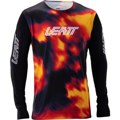 Maglia Leatt Tecnica Mtb Manica Lunga Gravity 8.0 Rosso / Vi taglia L Maglia Leatt Tecnica Mtb Manica Lunga Gravity 8.0 Rosso / Vi taglia L