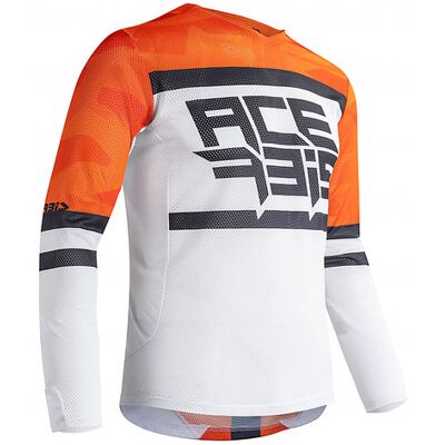 Maglia Moto Cross Enduro Acerbis Vented Helios Arancio Bianc taglia S Maglia Moto Cross Enduro Acerbis Vented Helios Arancio Bianc taglia S