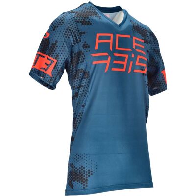 Maglia Moto Mtb Acerbis Modello DRAKARIS Blu Nero taglia 2XL Maglia Moto Mtb Acerbis Modello DRAKARIS Blu Nero taglia 2XL