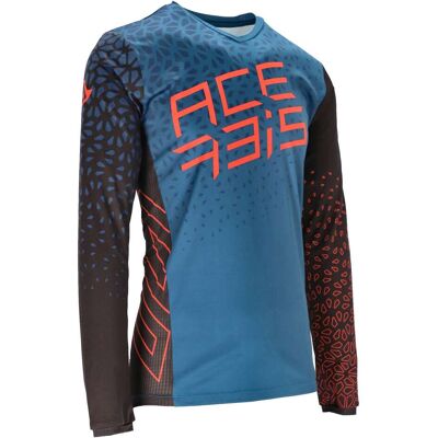 Maglia Moto Mtb Acerbis Modello WINTERFELL Blu Nero taglia 2XL Maglia Moto Mtb Acerbis Modello WINTERFELL Blu Nero taglia 2XL