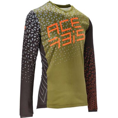 Maglia Moto Mtb Acerbis Modello WINTERFELL Nero Verde taglia 2XL Maglia Moto Mtb Acerbis Modello WINTERFELL Nero Verde taglia 2XL