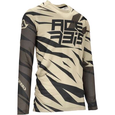 Maglia Moto Mtb Acerbis MX J-WINDY FOUR VENTED Beige Nero taglia M Maglia Moto Mtb Acerbis MX J-WINDY FOUR VENTED Beige Nero taglia M