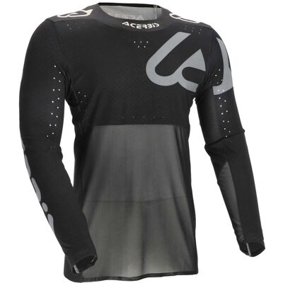Maglia Motocross Enduro ACERBIS X-FLEX BLIZZARD 2.0 Nero Gri taglia 3X Maglia Motocross Enduro ACERBIS X-FLEX BLIZZARD 2.0 Nero Gri taglia 3X