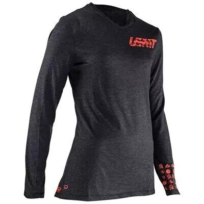 Maglia Mtb Donna Leatt JRSY MTB GRAVITY 2.0 WOMEN BLK Nero taglia L Maglia Mtb Donna Leatt JRSY MTB GRAVITY 2.0 WOMEN BLK Nero taglia L