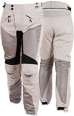 Prexport Pantalone moto da donna in tessuto traforati estivi prexport ego lady grigio