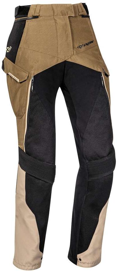 Ixon Pantaloni moto donna touring adventure ixon eddas lady pt sabbia marrone nero