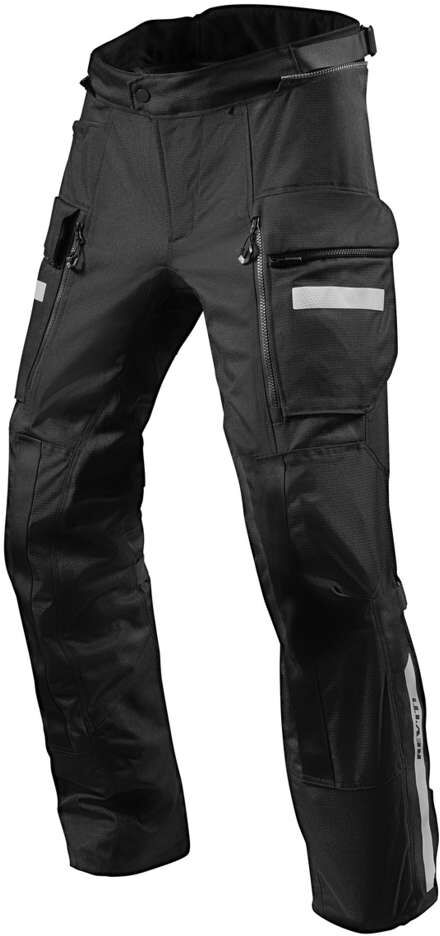 Rev'it Pantaloni moto touring rev'it sand 4 h2o nero accorciati