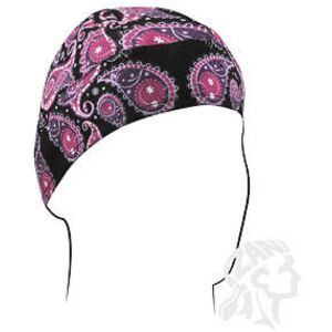 Bandana Sottocasco Moto Zanheadgear Flydanna Viola Paislay taglia unic