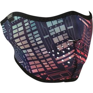 Collare Maschera Moto Zanheadgear Half Face Mask Teschio Mez taglia un