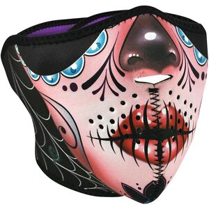 Collare Maschera Moto Zanheadgear Half Face Mask Teschio Sug taglia un