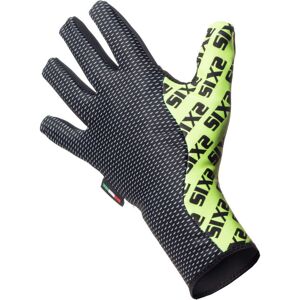Guanto Ciclismo Invernali Sixs Winter Gloves Nero Giallo taglia XL