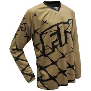 Maglia Moto Cross Enduro Fm racing X26 RACE 015 Oro Nero taglia L